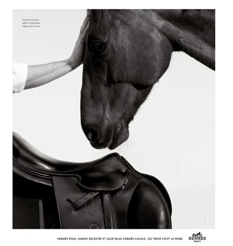 hermes adverts|hermes saddle commercial.